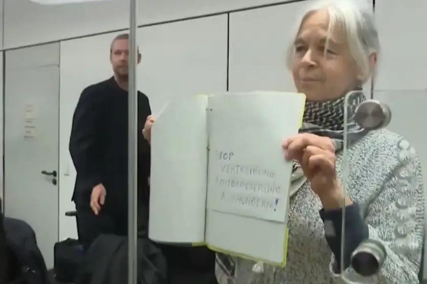 13 yıl hapis cezası verilen eski RAF üyesi Daniela Klette'den Filistin mesajı