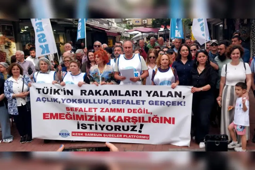 Samsun KESK Şubeler Platformu: TÜİK enflasyonu sahte yoksulluk gerçek!