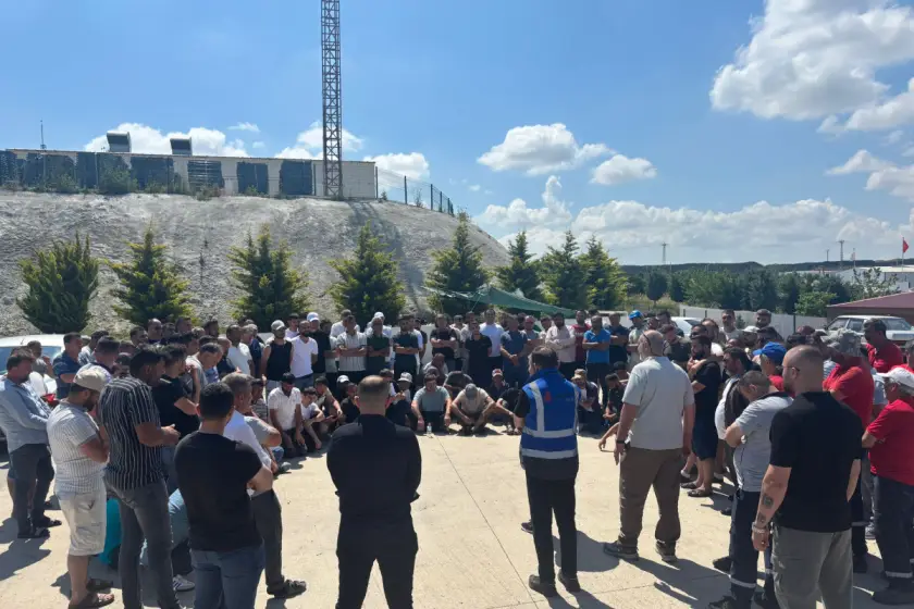 Özşen Madencilik işçilerinin direnişi 21. gününde sürüyor