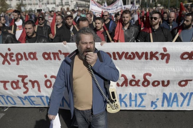 SYRIZA’nın reformlarına karşı grev