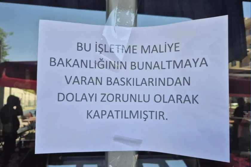 Maliye'nin denetimlerine tepki gösteren esnaf dükkanını kapattı: 