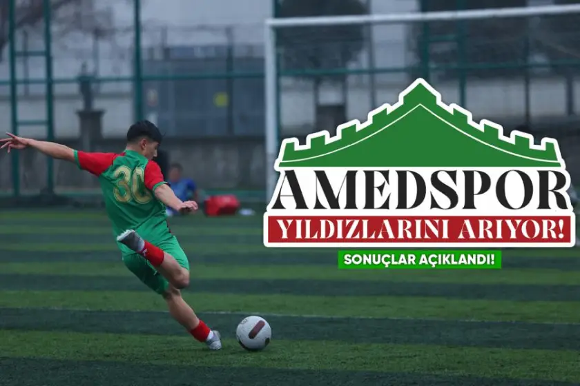 Amedspor Akademi Seçmeleri sonuçları açıklandı