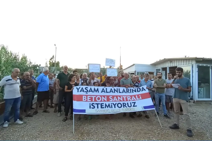 DEM Parti heyetinden yurttaşlara ziyaret: Samandağ'da beton santrali tepkisi sürüyor