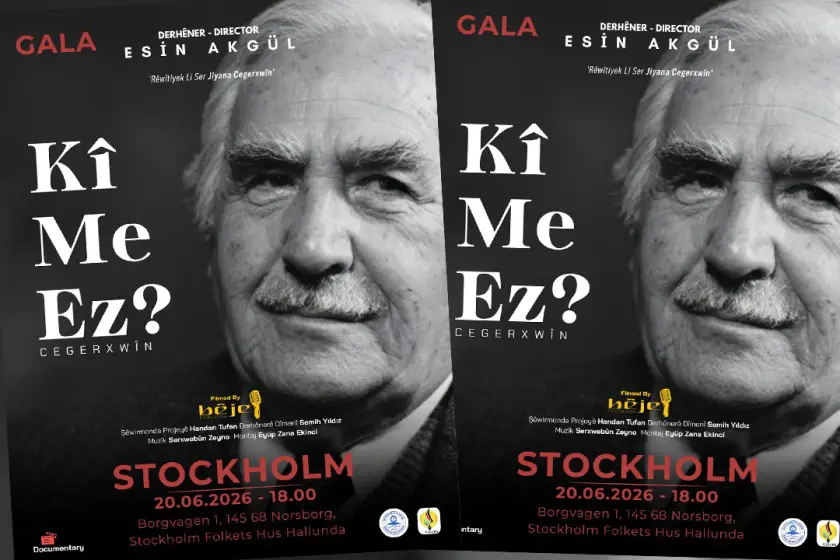 Stockholm’de Cegerxwîn belgeselinin gala heyecanı