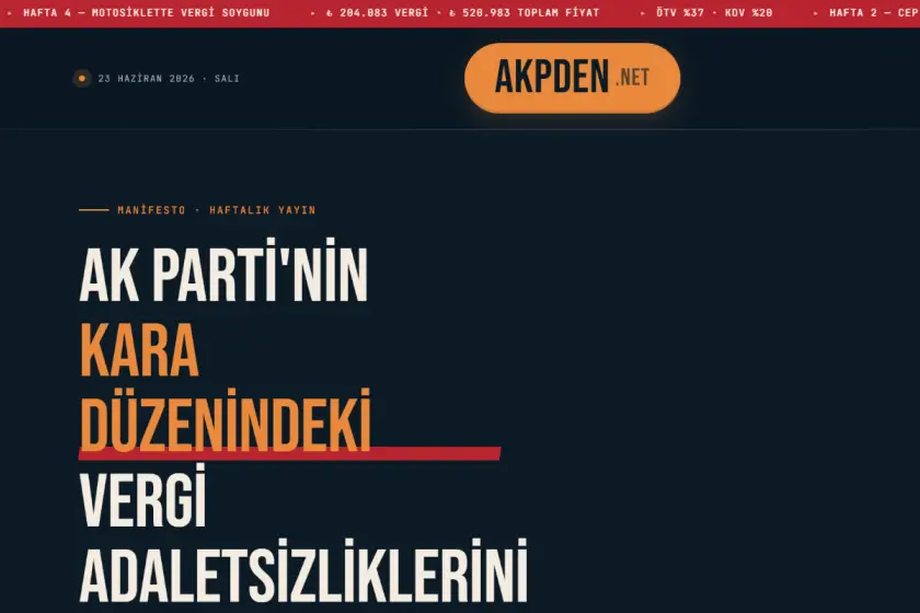Özgür Özel akpden.net'i duyurdu