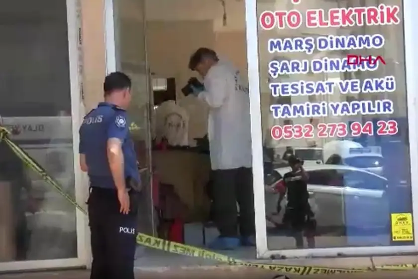 Oto elektrik tamircisi işyerinde ölü bulundu