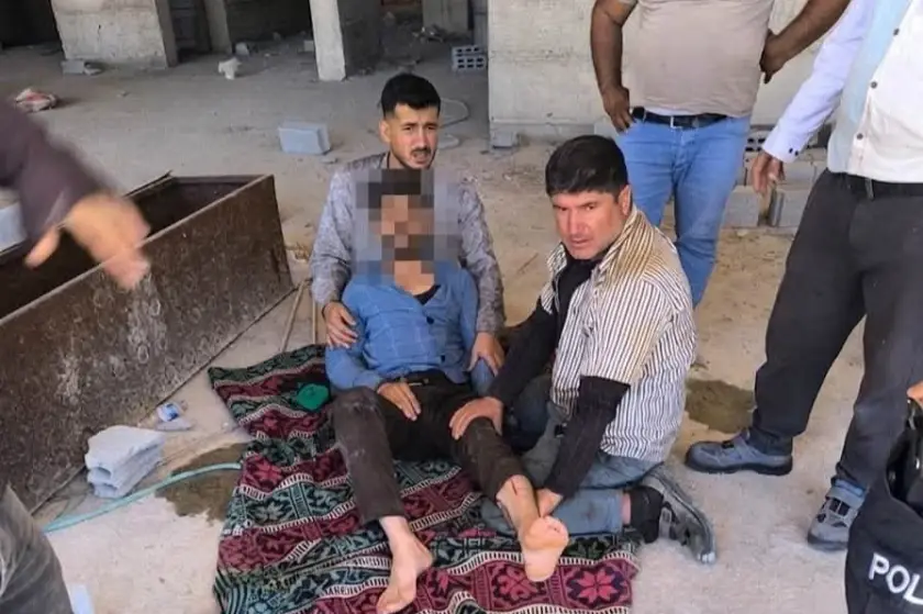 Adıyaman'da iş kazası: İnşaattan düşen işçi yaralandı