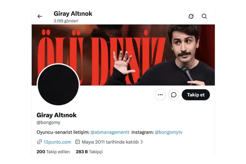 Ekran görüntüsü: Giray Altınok'un X hesabından alınmıştır
