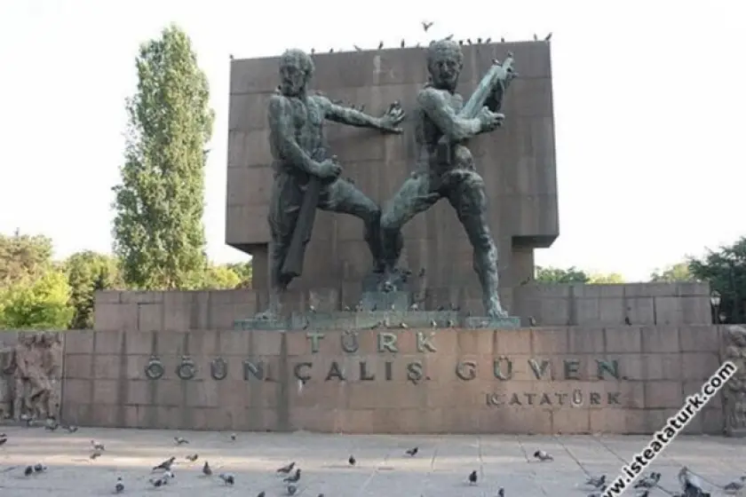 Ankara Güvenpark'taki heykel
