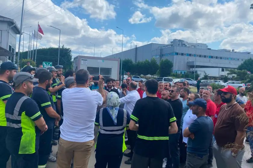 Vesuvius işçileri toplu sözleşme ve sendikal haklar için eylemde: 