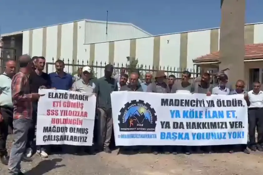 Eti Gümüş'te madenciler direnişte: “Bayramları parasız geçirdik, haklarımızı alana kadar direneceğiz”