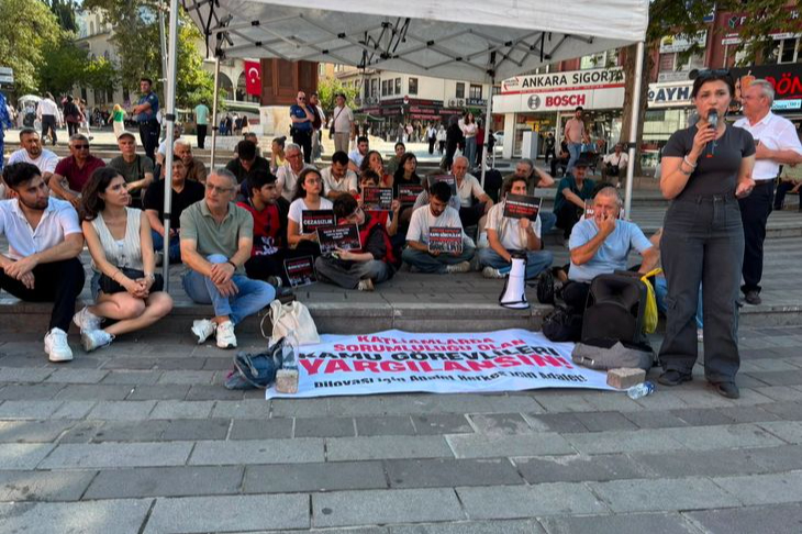 Bursa'da iş cinayetlerine karşı Adalet Nöbeti: 
