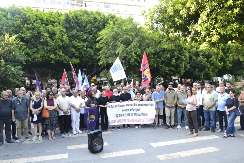 Adana'da Suruç Katliamının 11. yılında çağrı: 
