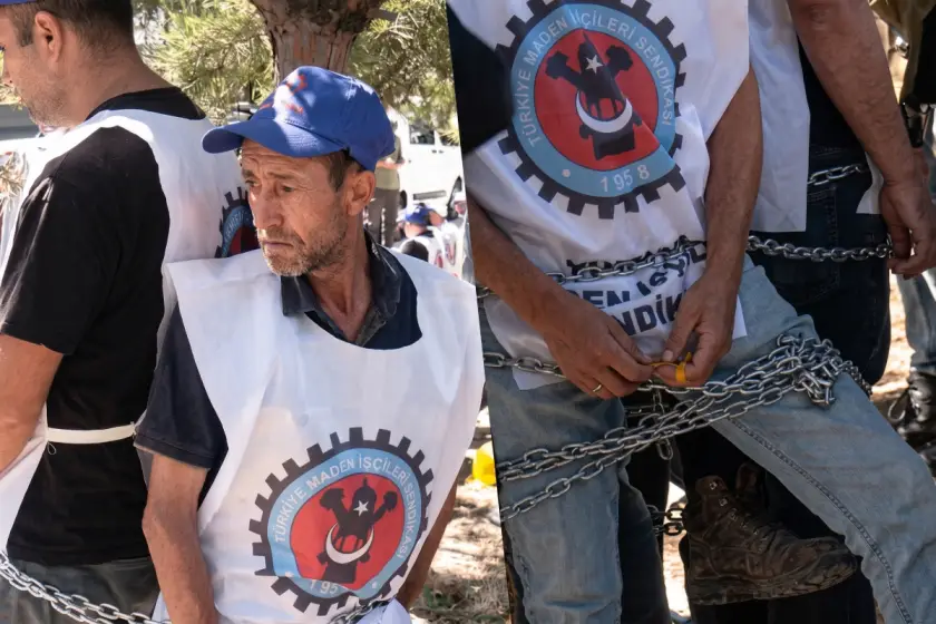 Doruk Madencilik işçilerine polis müdahalesi