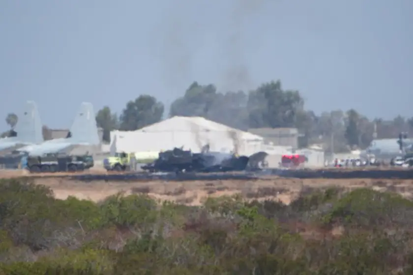 ABD'nin F-35B savaş uçağı San Diego'daki askeri üsse düştü