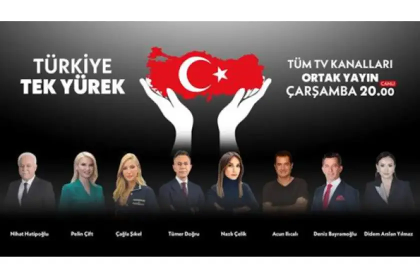 Türkiye Tek Yürek program afişi