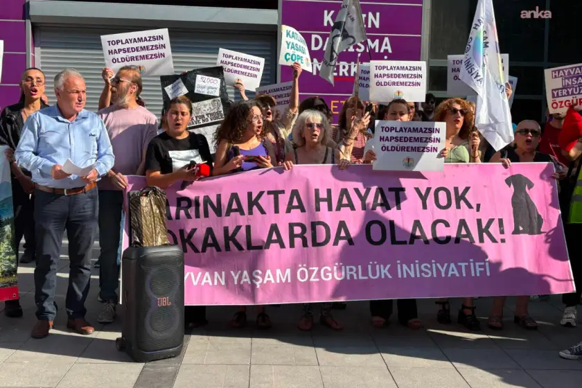 Hayvan hakları savunucularından Ankara'da katliam yasası protestosu: 