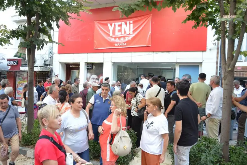 Yeni Parti Manisa örgütünden gözaltındaki il başkanı Özalper’e destek