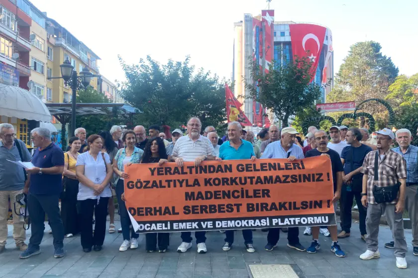 Ankara'da direnen maden işçilerine Kocaeli'den destek: “Bu mücadele bütün emekçilerin mücadelesidir”