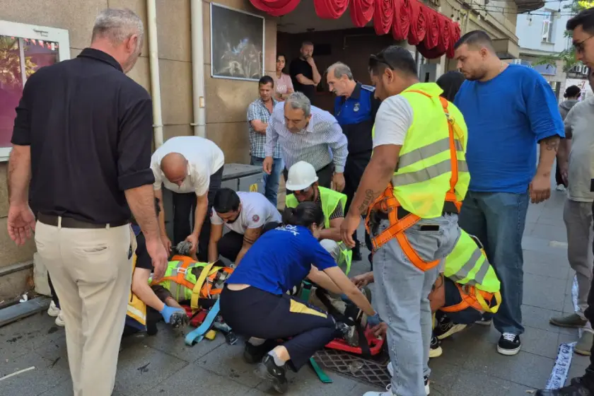 Zonguldak'ta iş kazası: 12 metreden düşen usta ağır yaralandı