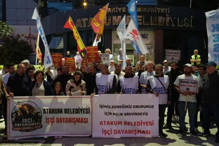 Atakum Belediyesinde direnen işçilerden dayanışma çağrısı: Bu mücadele emeğinin karşılığını isteyen bütün işçilerin mücadelesidir