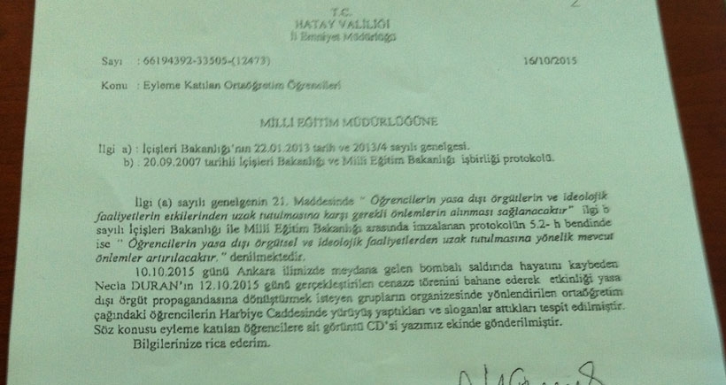 Katliamda ölenlerin cenazesine katılan öğrencilere 'Yasa dışı örgütsel faaliyet' soruşturması