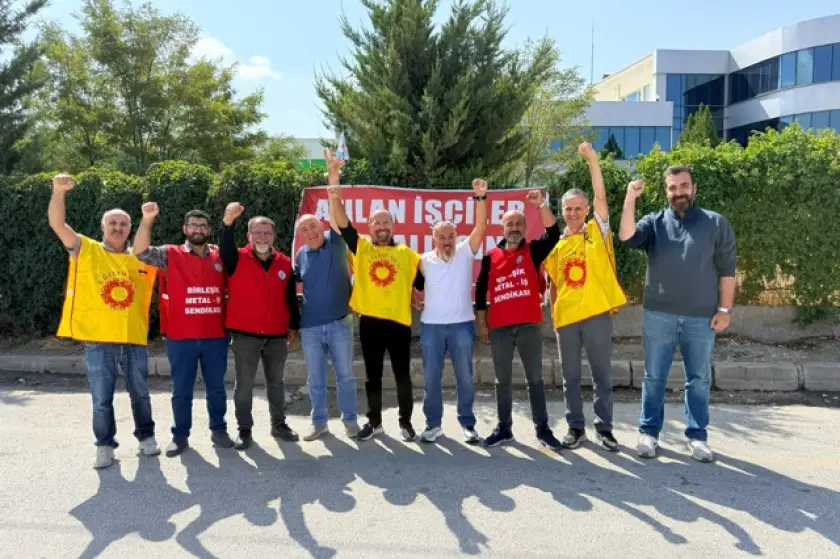 Polatlı Eğitim-Sen’den Panelsan işçilerine dayanışma ziyareti