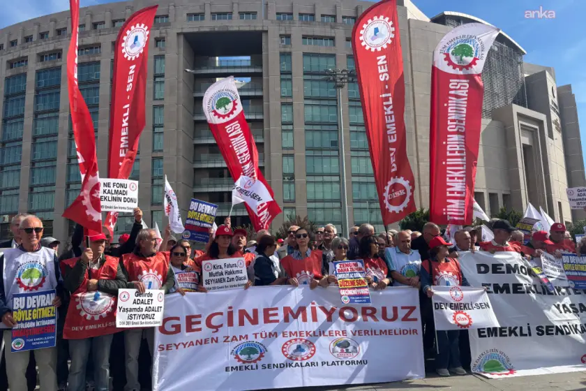 Emekliler Türkiye genelinde seyyanen zam talebiyle alanlarda: “17 milyon emekli adına adalet istiyoruz”