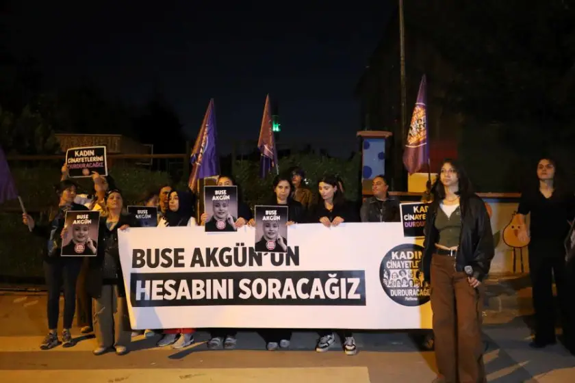 Kadınlardan katledilen Buse Akgün için eylem