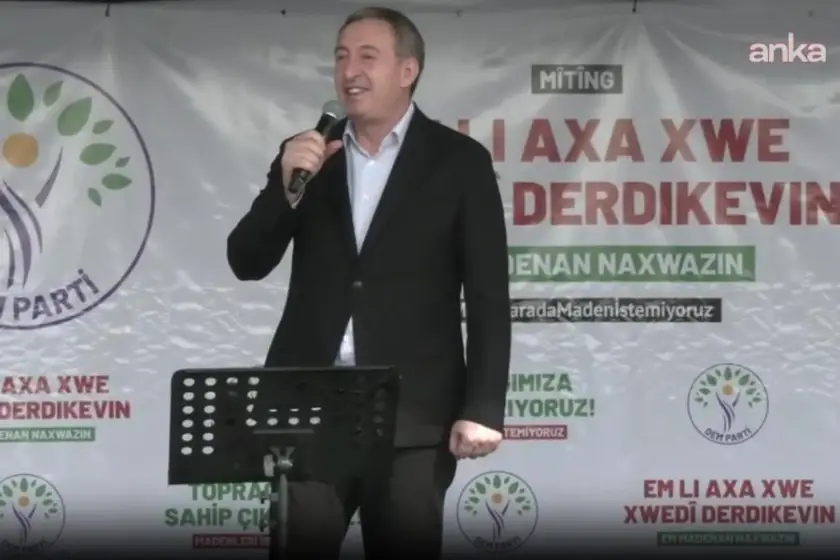 Tuncer Bakırhan, Diyadin'de siyanürle altın aranmasına tepki gösterdi: Ne vicdana ne barış sürecine sığar