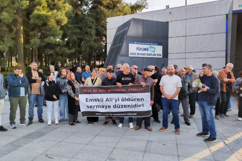 Gebze’de emekliler için insanca yaşam çağrısı