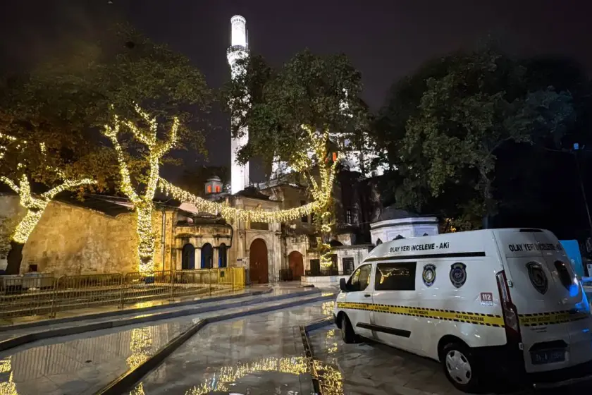 Eyüpsultan Camisi'nde silahlı kavga sonrası iki gözaltı