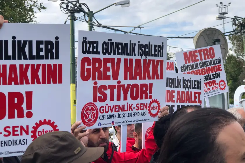 Güvenlik-Sen: Özel güvenlik işçileri insanca çalışma koşulları istiyor