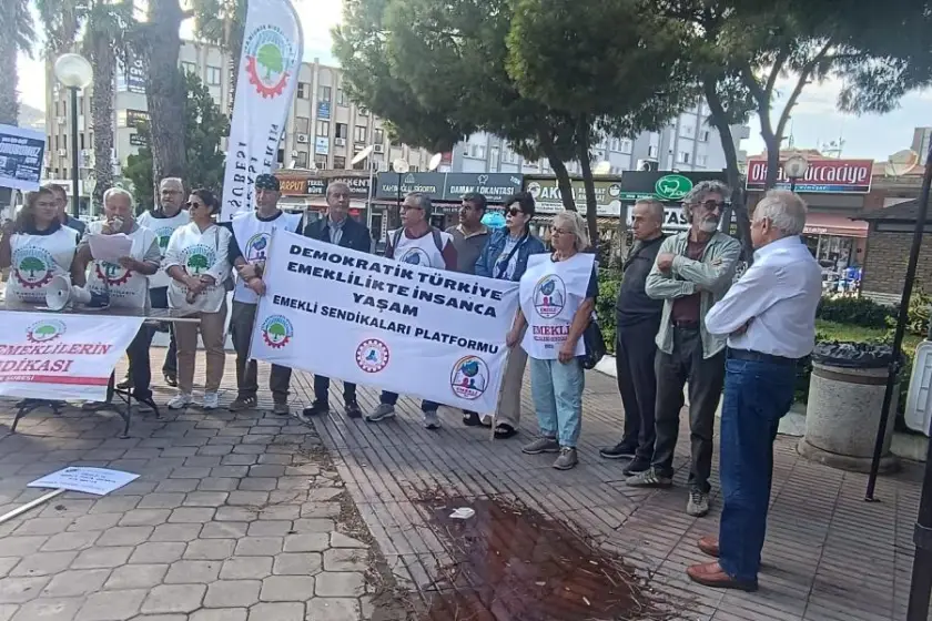 Söke'de emekliler Ali Şekeroğlu için alanlara çıktı: “Para için değil, onurumuz için”