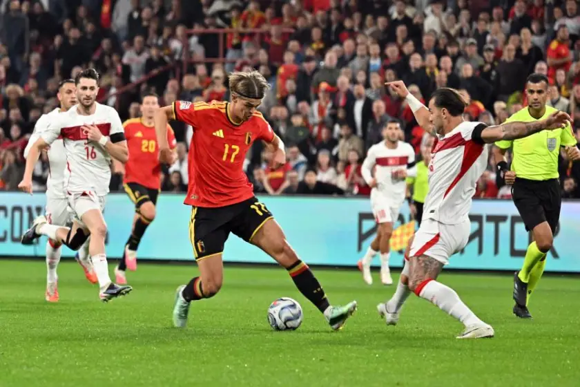 UEFA Uluslar Ligi'nde 3. maç: Belçika - Türkiye 3-0