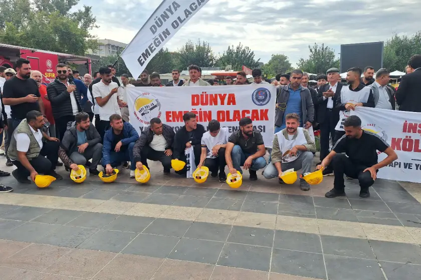 Diyarbakır Şehir Hastanesi şantiyesi işçilerinin alacak nöbeti: Ödemeler kısmen yatırıldı