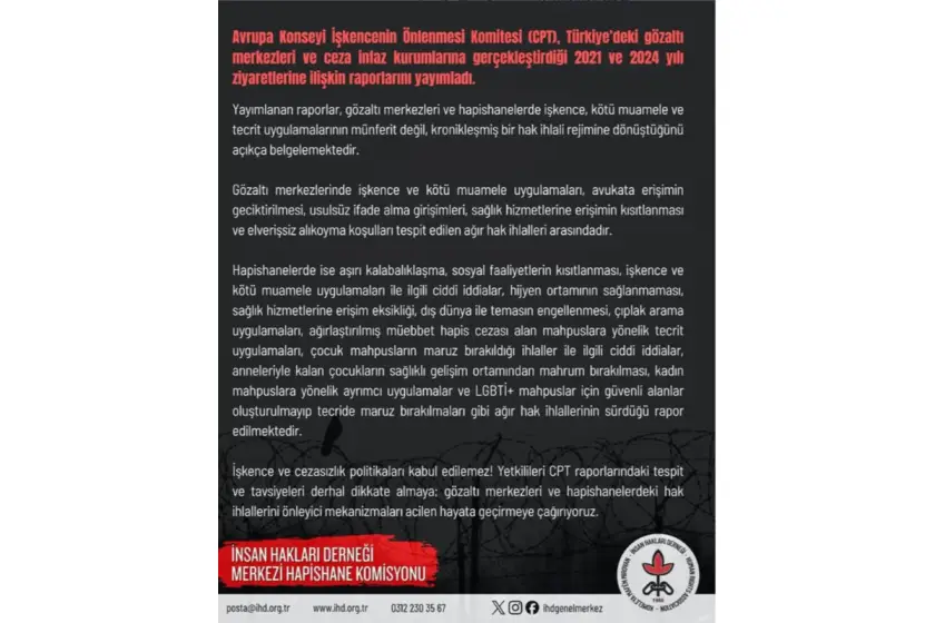 Fotoğraf: @ihdgenelmerkez/Instagram