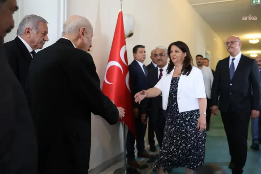 DEM Parti İmralı Heyeti, MHP Genel Başkanı Devlet Bahçeli ile görüştü