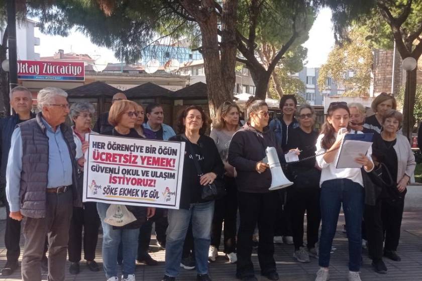 Söke Ekmek ve Gül açıklaması: Her çocuğa okullarda bir öğün ücretsiz, sağlıklı yemek istiyoruz