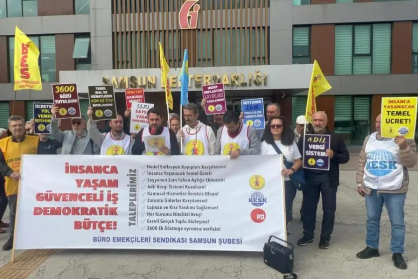 BES Samsun Şubesi'nden bütçe tepkisi: Bizlere rağmen oluşturulan bu bütçeyi kabul etmiyoruz