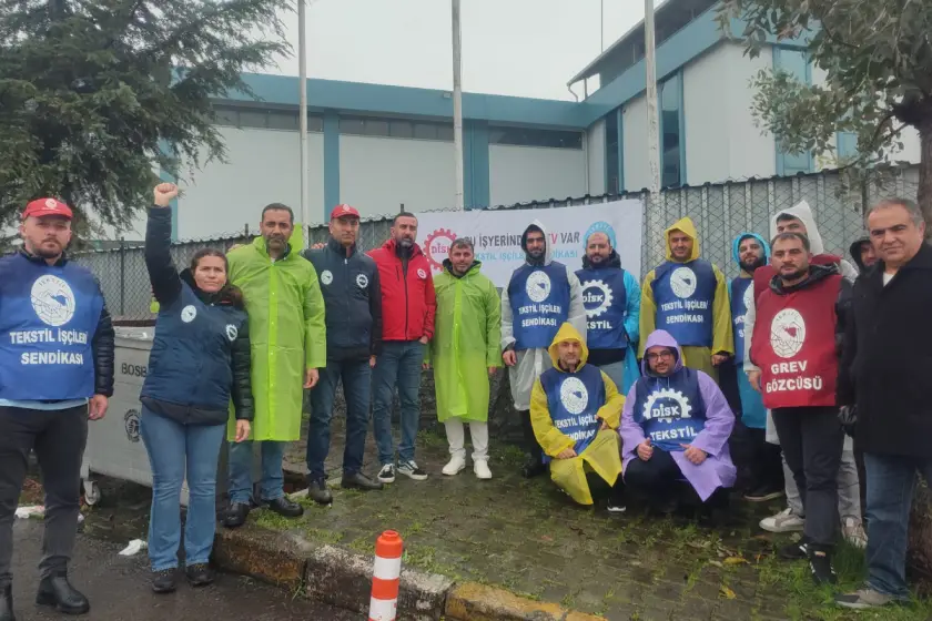 Burgmann işçileri greve çıktı: Enflasyonun altında zamma hayır!