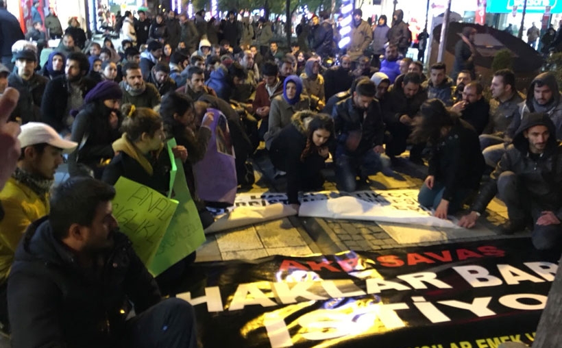 İstanbul Avcılar’da yasaklar ve saldırılar protesto edildi