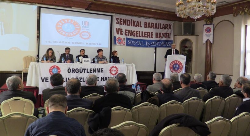 Sosyal-İş genel kurulunda konuşan Kani Beko: Kıdem tazminatını yedirmeyeceğiz