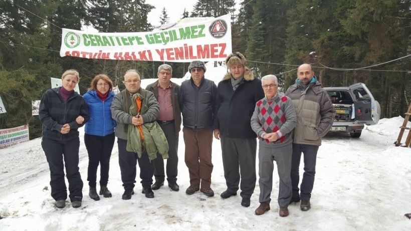 Artvin halkı bir kez daha 'Cerattepe geçilmez' dedi