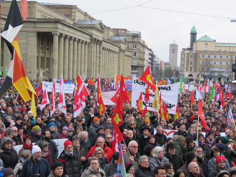 Stuttgart ırkçılığa hayır dedi