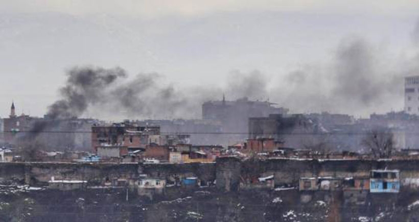 Sur'a yoğun top atışı