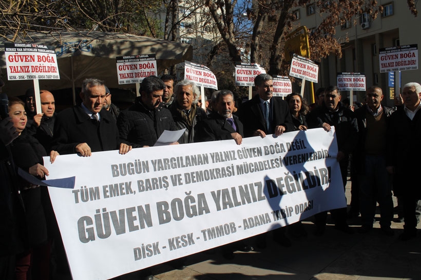 Yolsuzluğu protesto edenler yargılanıyor