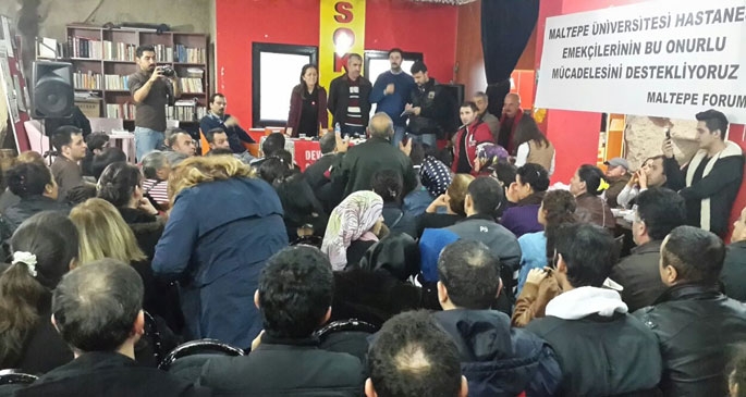 Maltepe Üniversitesi Hastanesi işçileri direnişe başlıyor