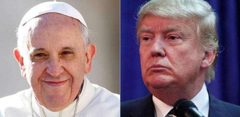 Papa Francis'ten Trump'a: 'Hristiyan olamaz'