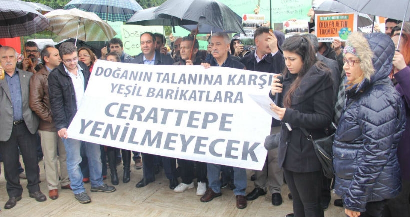 Adana'da Cerattepe direnişine destek